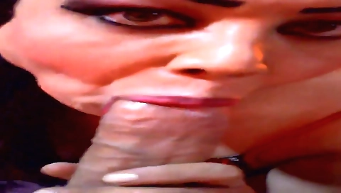 Horny shemale fucks an older guy in a sexy and erotic threesome