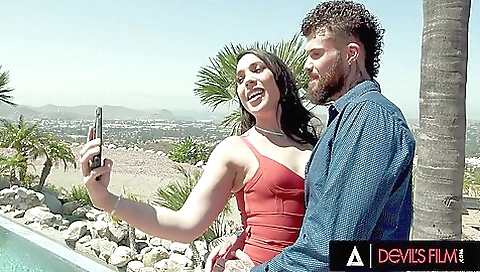 Brunette with a perfect body gets her asshole drilled