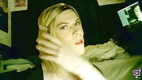 Blonde amateur enjoying her boyfriend's anal and cumshot