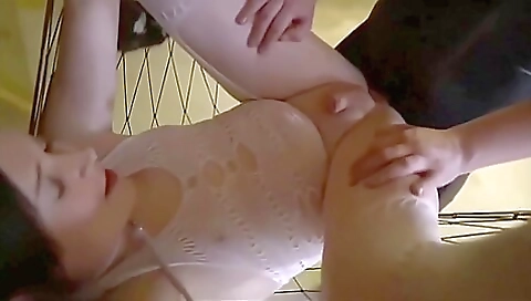 Sexy brunette and red-haired shemale share an anal threesome