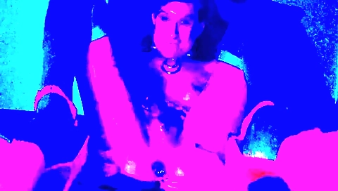 Brunette babe in stockings and stockings fucked on the bed